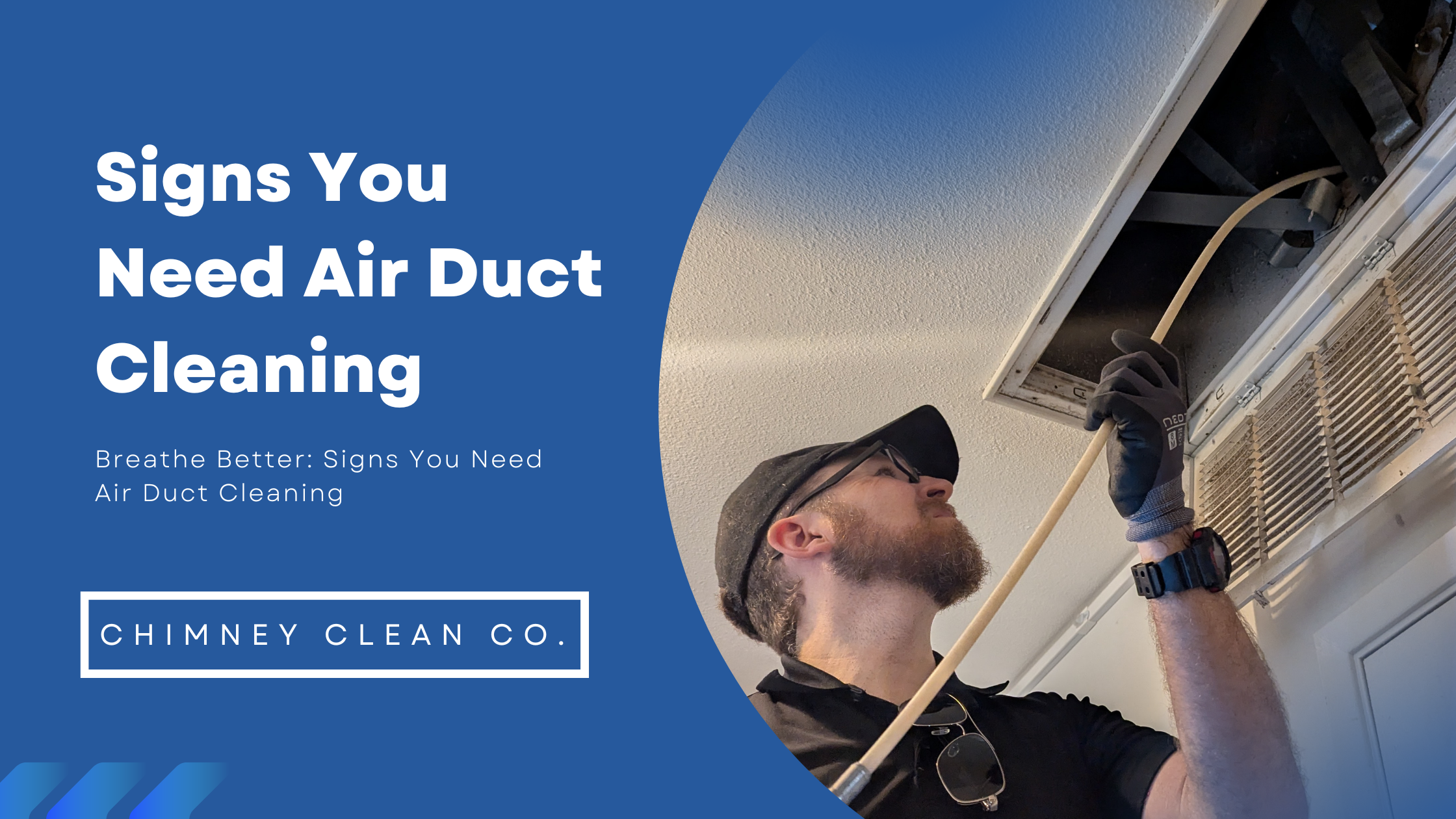 Blue White Simple FinaSigns You Need Air Duct Cleaningncial Tips Blog Banner Signs You Need Air Duct Cleaning